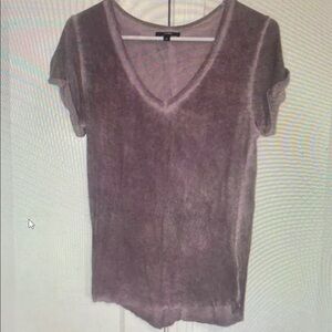 Women's V-Neck Purple Top